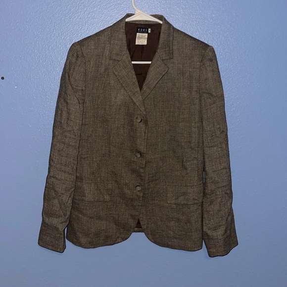 MICHAEL KORS Linen Jacket Blazer - size 8 - Made in Italy. N - Picture 1 of 6